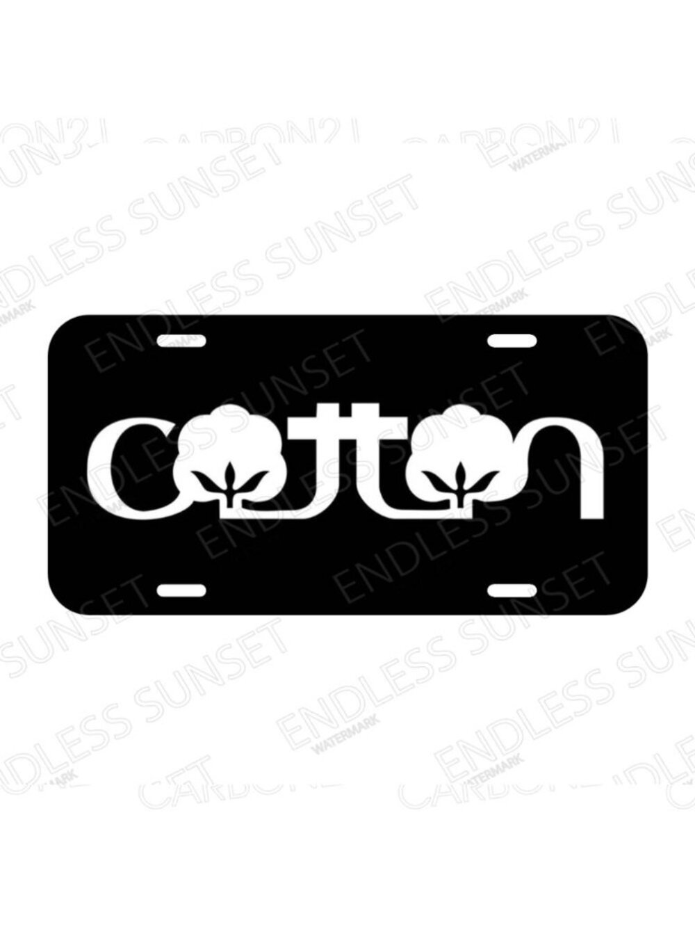 NEW Cotton Aluminum License Plate CAR SUV Truck